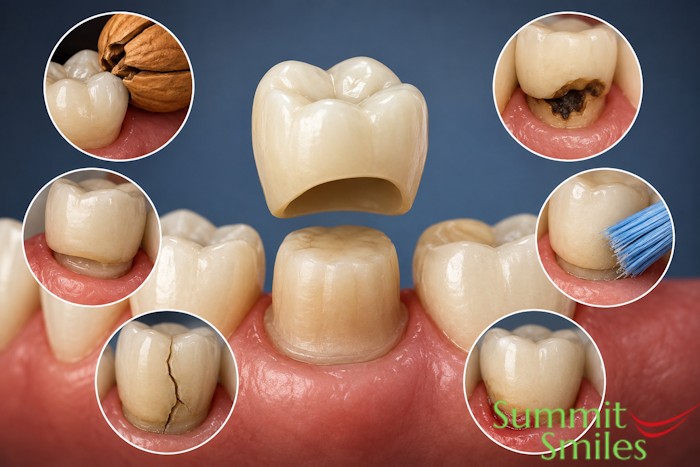 Dental crown fell off - Summit Smiles La Habra