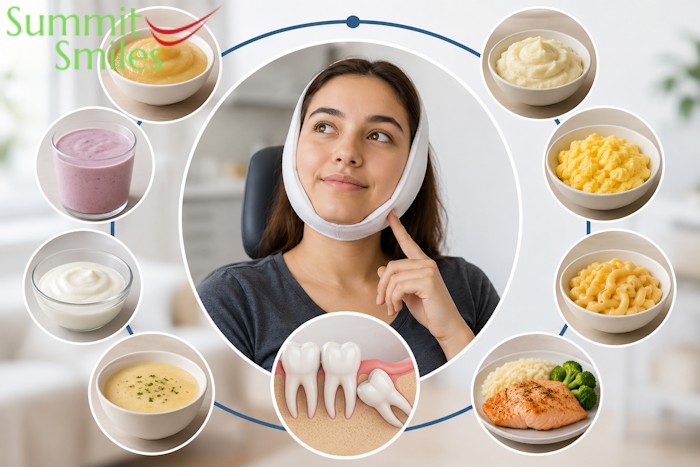 Wisdom teeth removal recovery eating guide - Summit Smiles La Habra